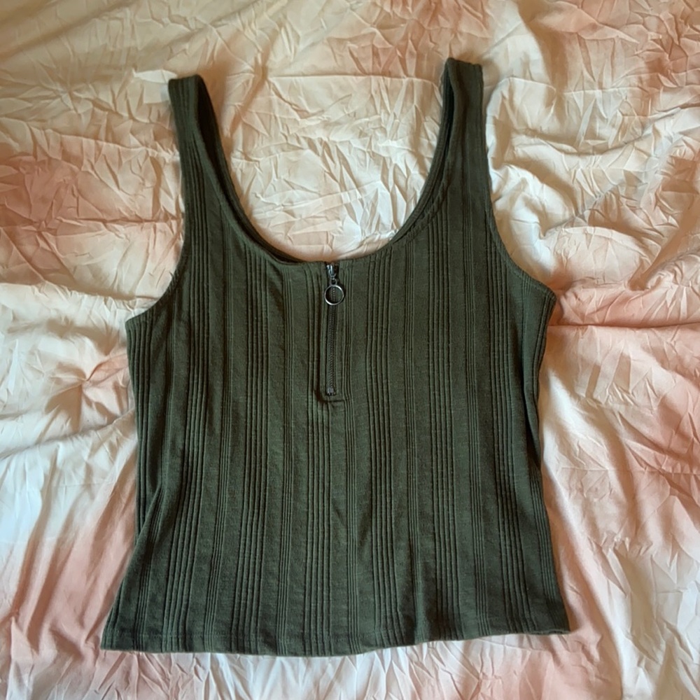 half zip top